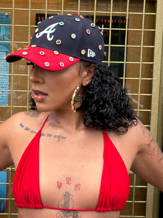 COLOURZ in RED/NAVY